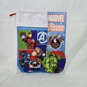 Marvel‎ My Storybook Stocking Avengers 6 Books Christmas Keepsake Stocking New